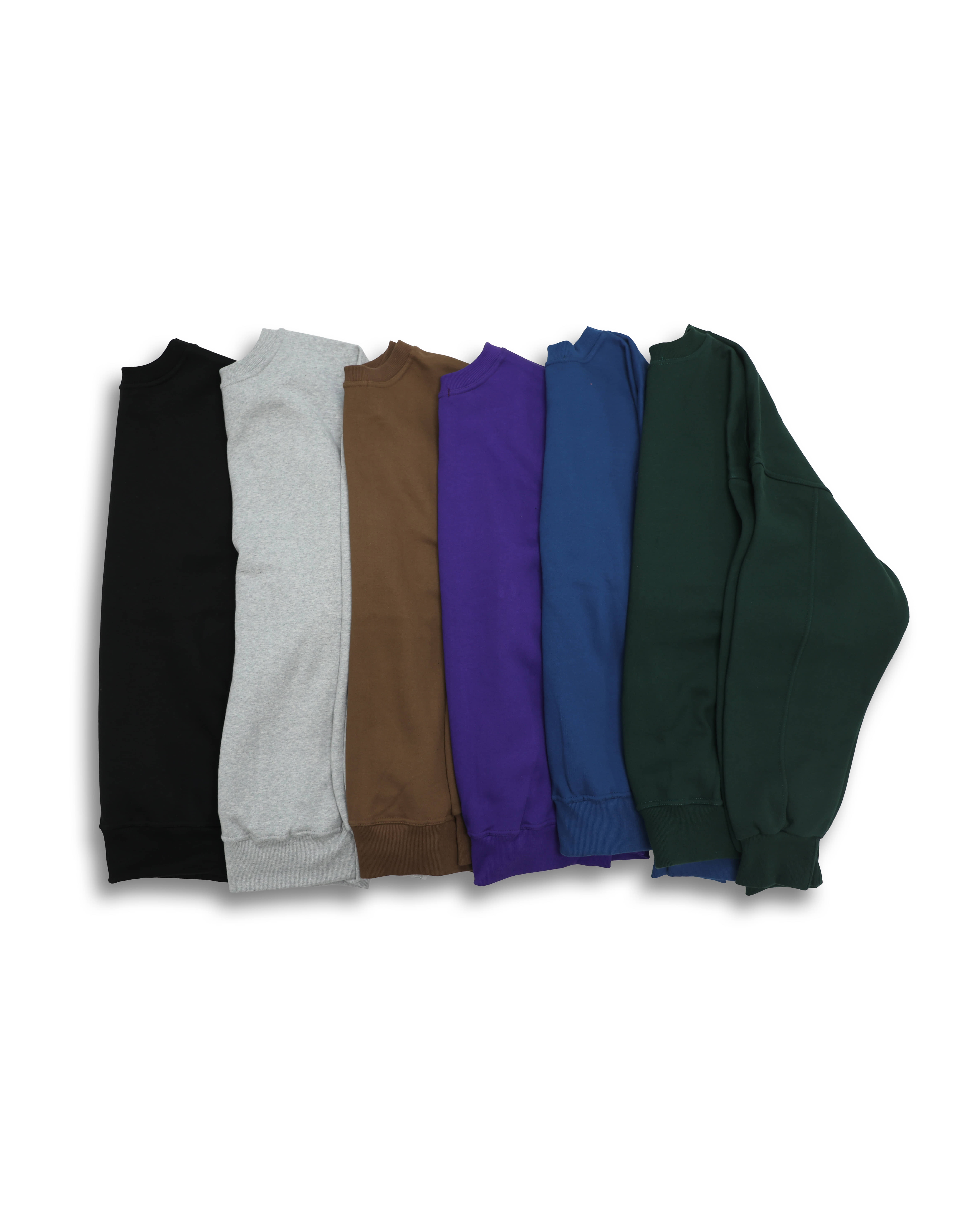 Mono Daily Over Sweat Shirts (Black/Gray/Brown/Purple/Blue/Green)