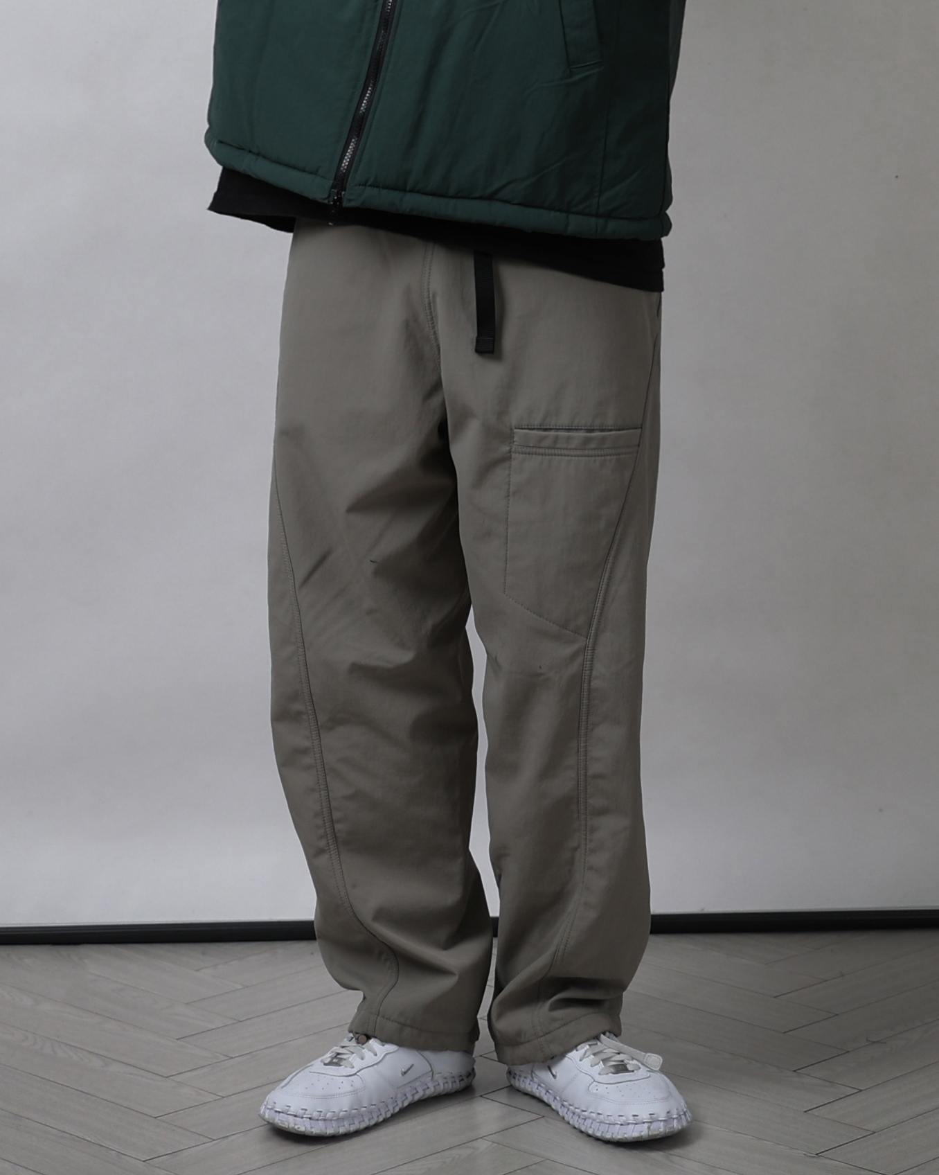 PECTOR Winter Curve Bonding Belted Pants (Black/Olive/Beige Gray) - 2차 리오더 (12/9 배송예정)