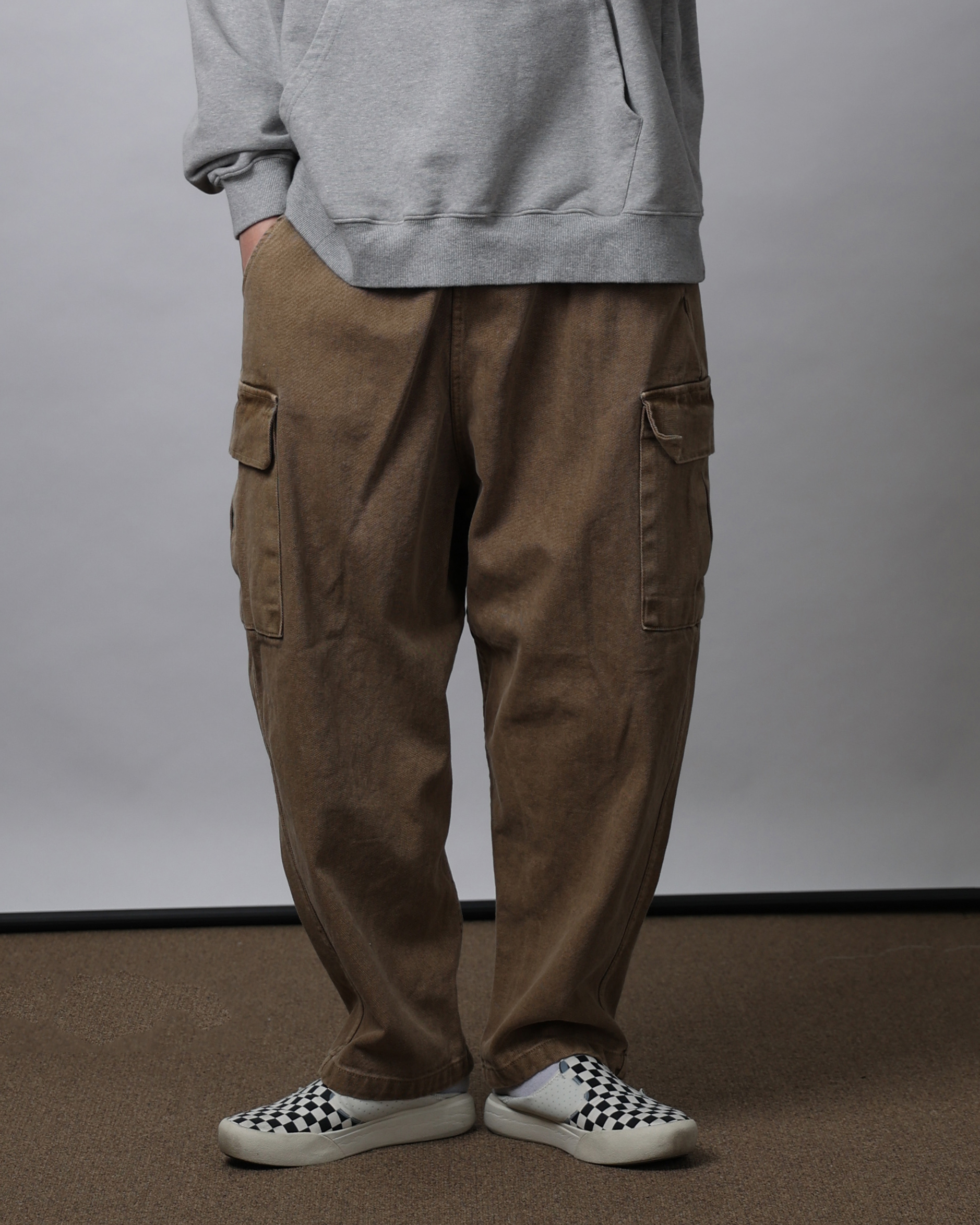 PCNT Dayed Pig Cargo Balloon Pants (Charcoal/Brown/Olive) - 2차 리오더 (5/17 배송예정)