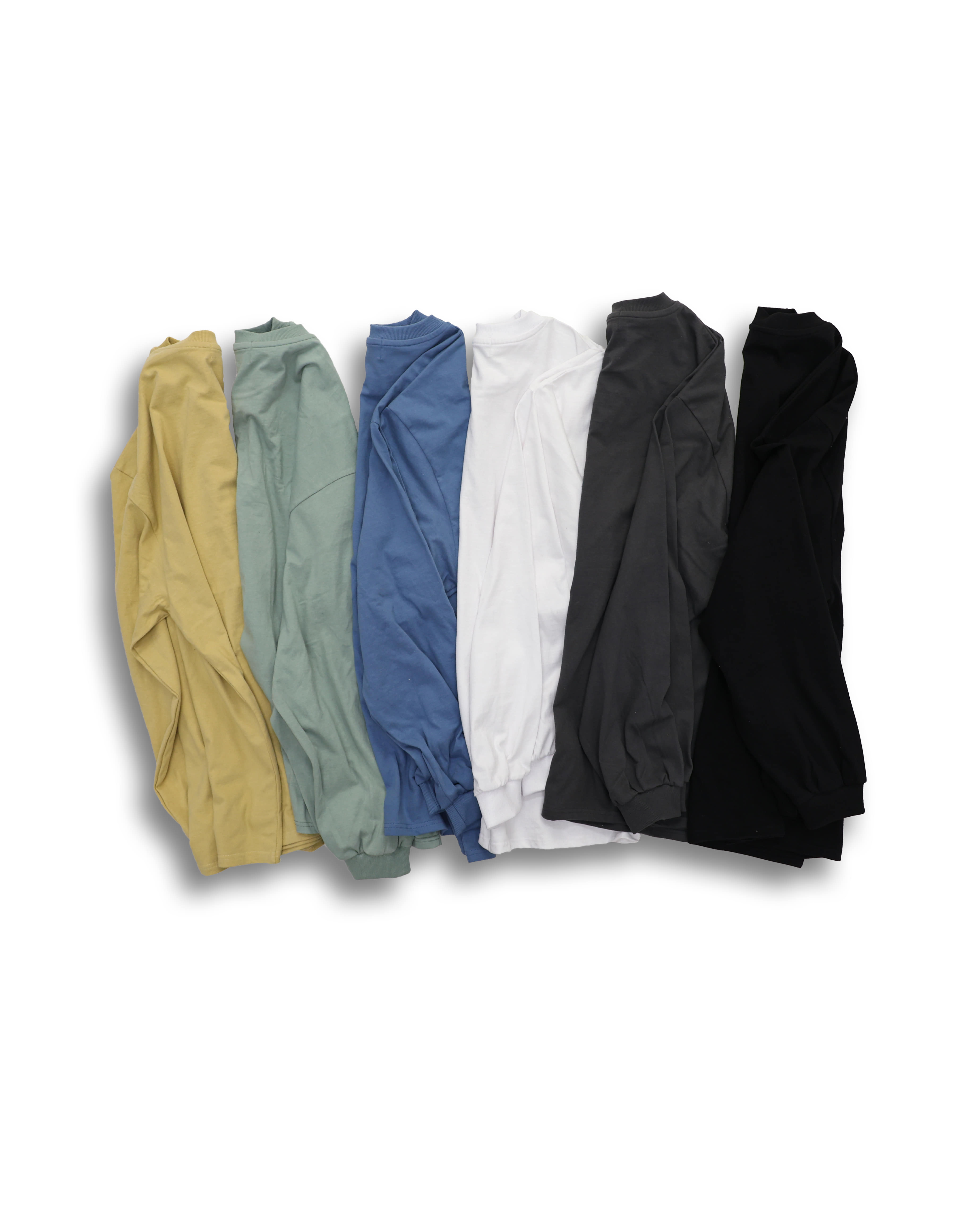 MAC Simple Washing Long Sleeves (Black/Charcoal/Blue/Green/Mustard/White)
