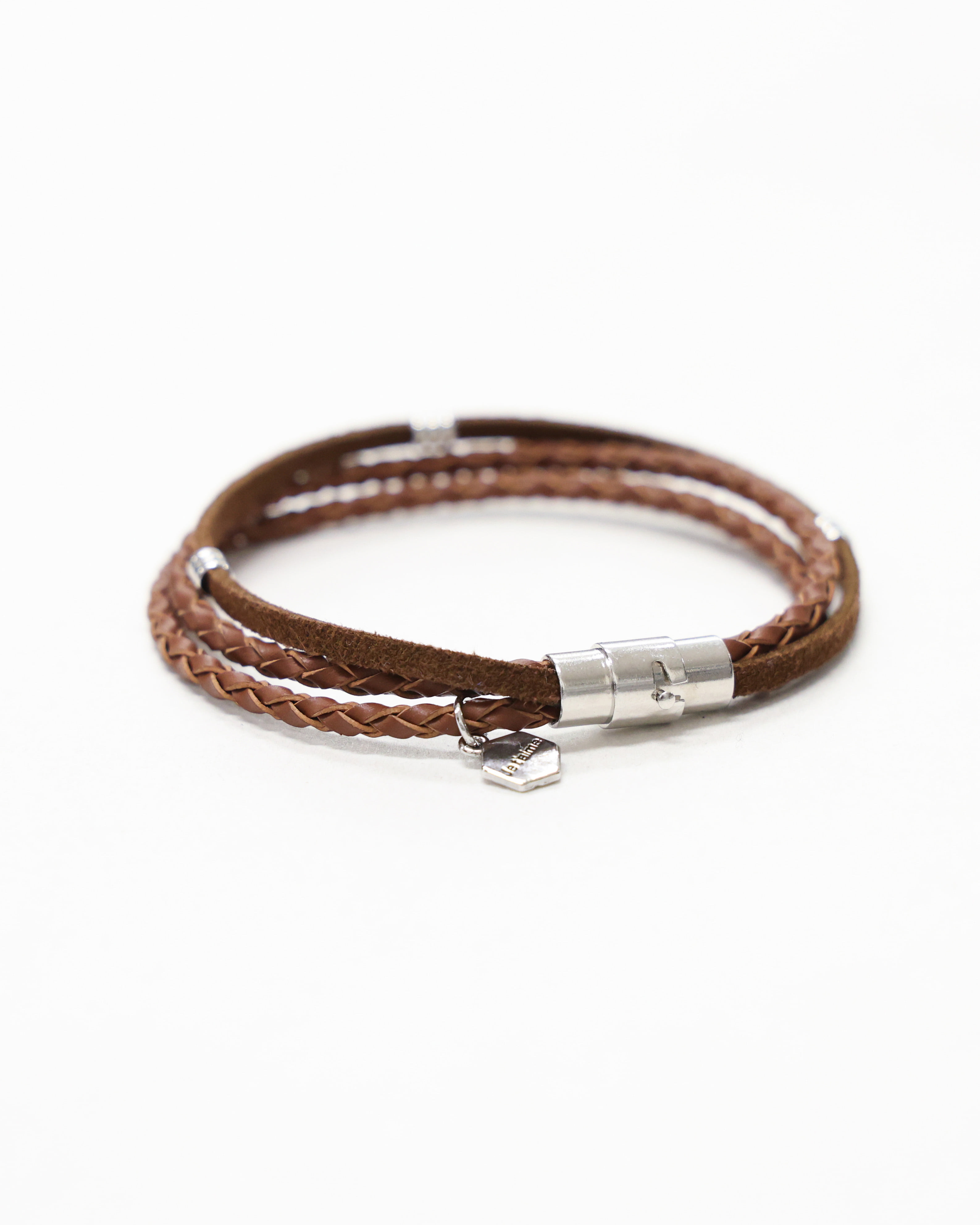 Brown 3 Layering Bracelet (Brown)