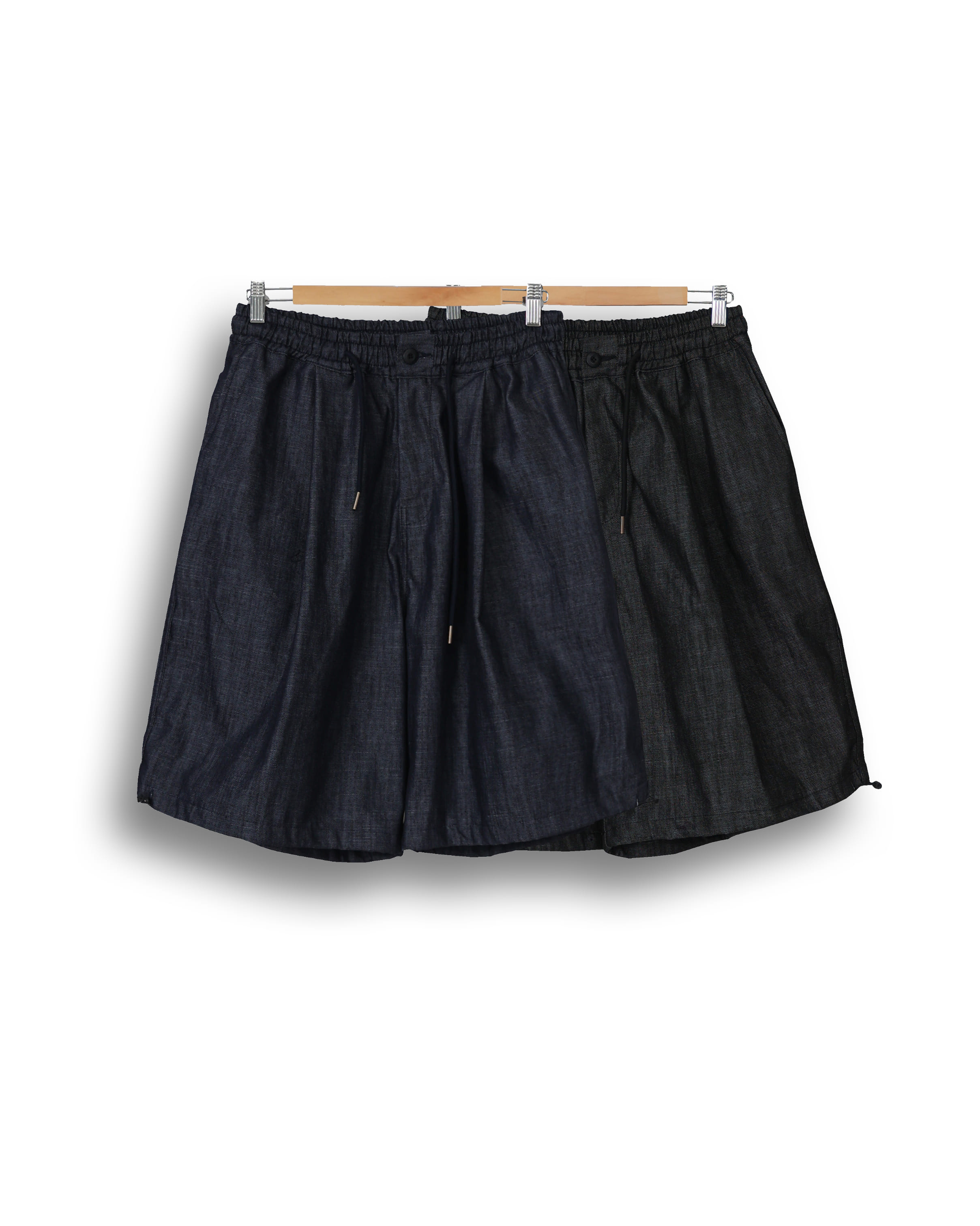 FITS 774 Zero Bermuda Denim Pants (Black Denim/Blue Denim)
