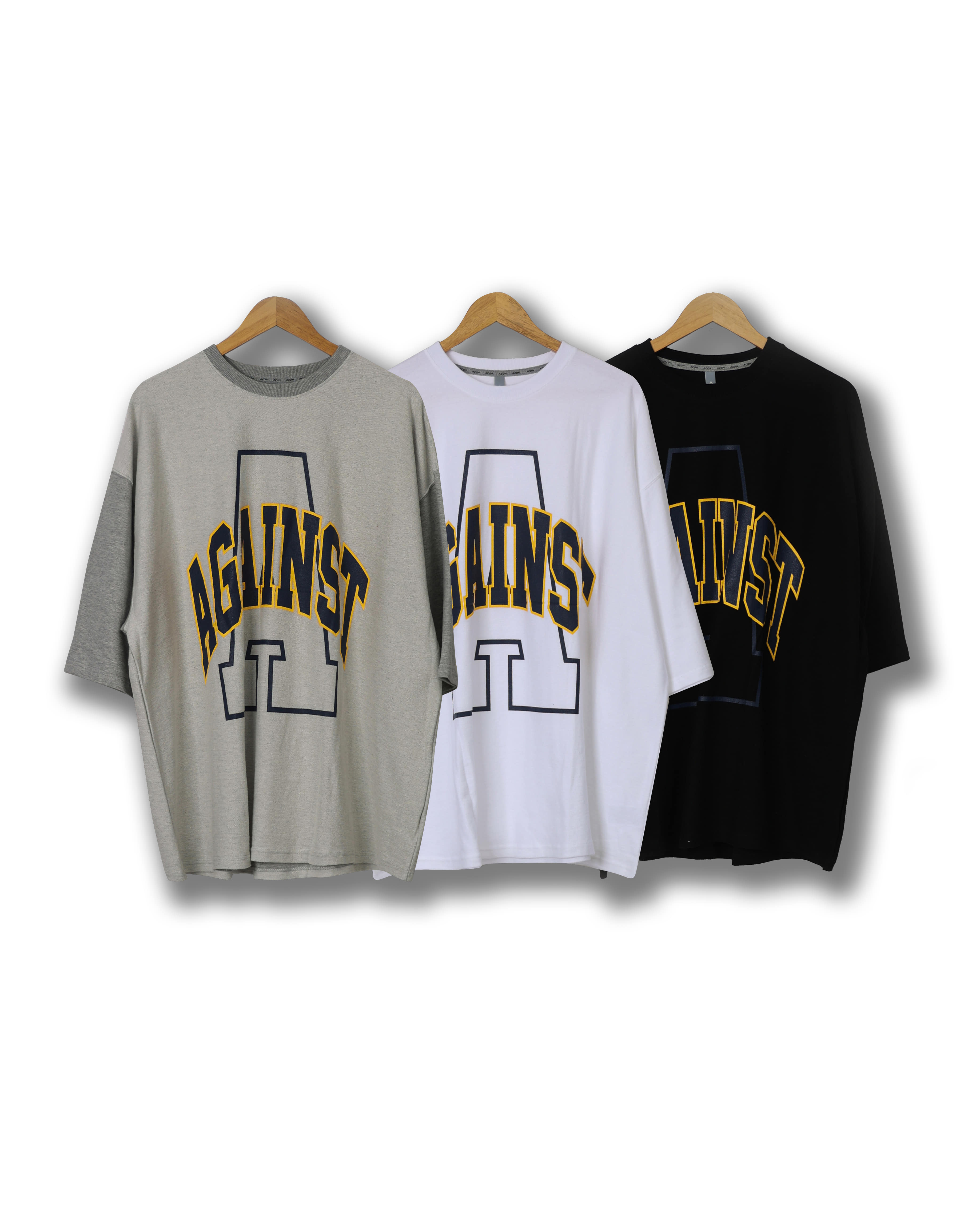 Reverse Light Sweat T-Shirts (Black/Gray/White)