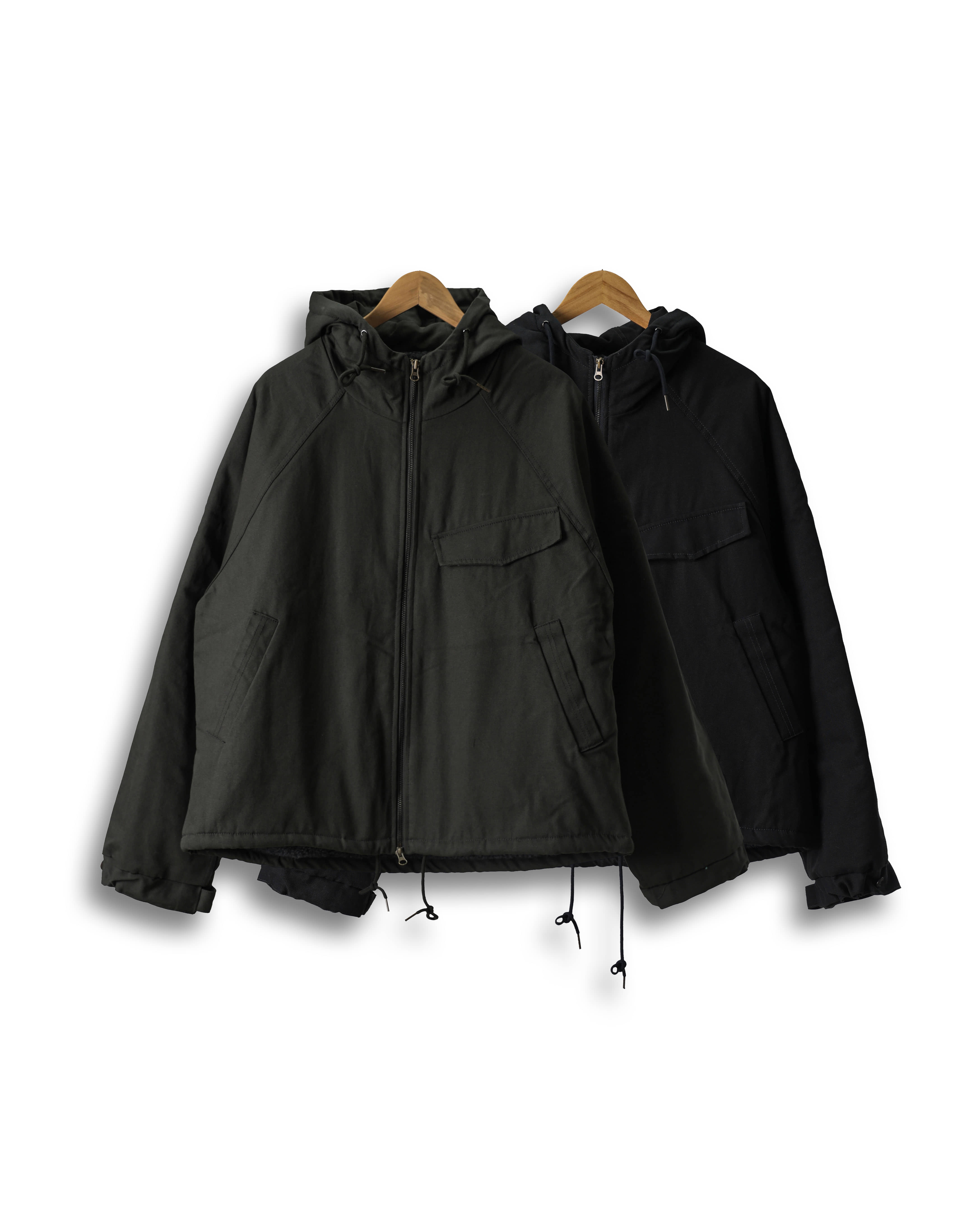 Other Density Dumble Hoodie Jacket (Black/Khaki)