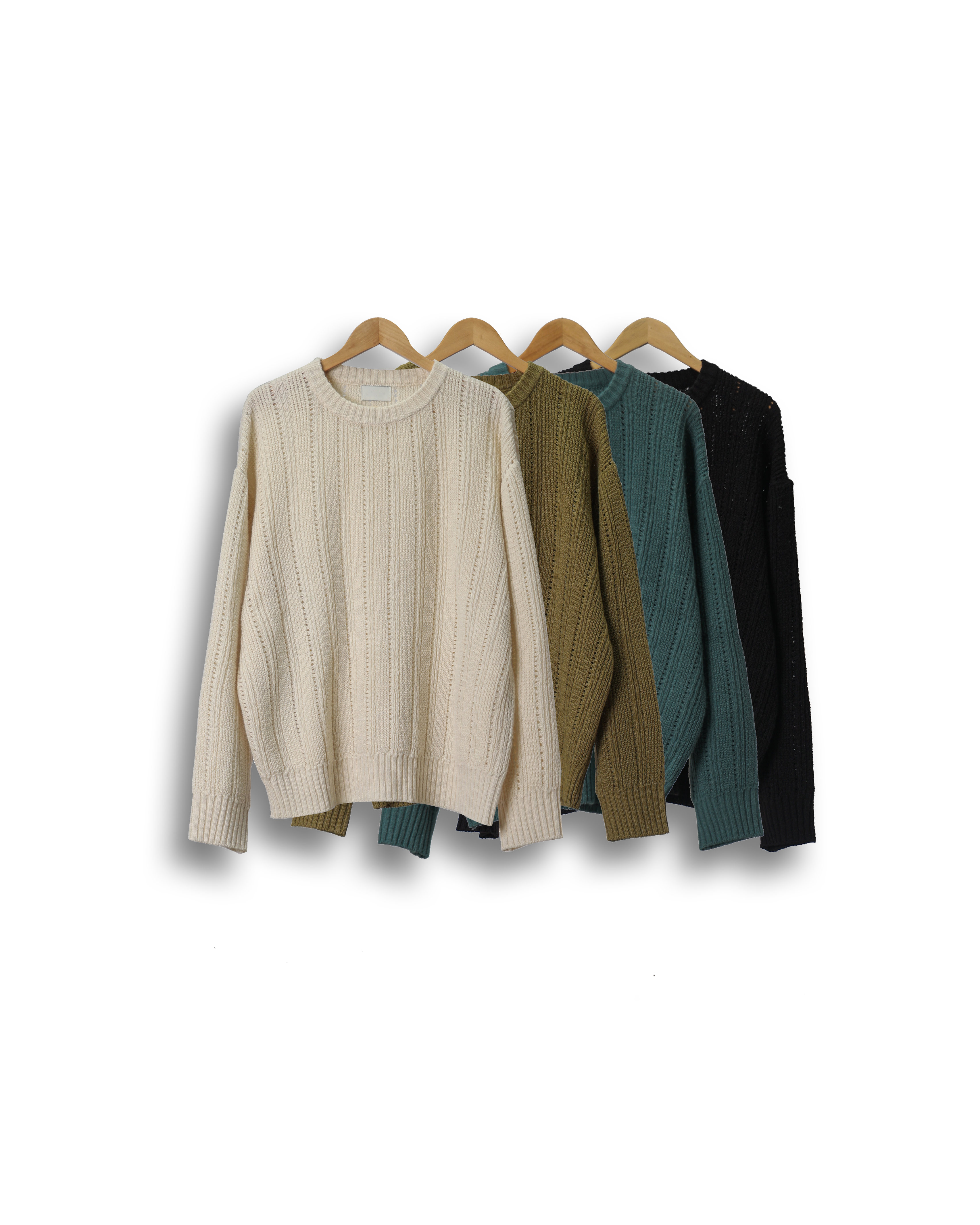 L’REKK Basic Skacy Round Over Knit (Black/Green/Olive/Ivory)
