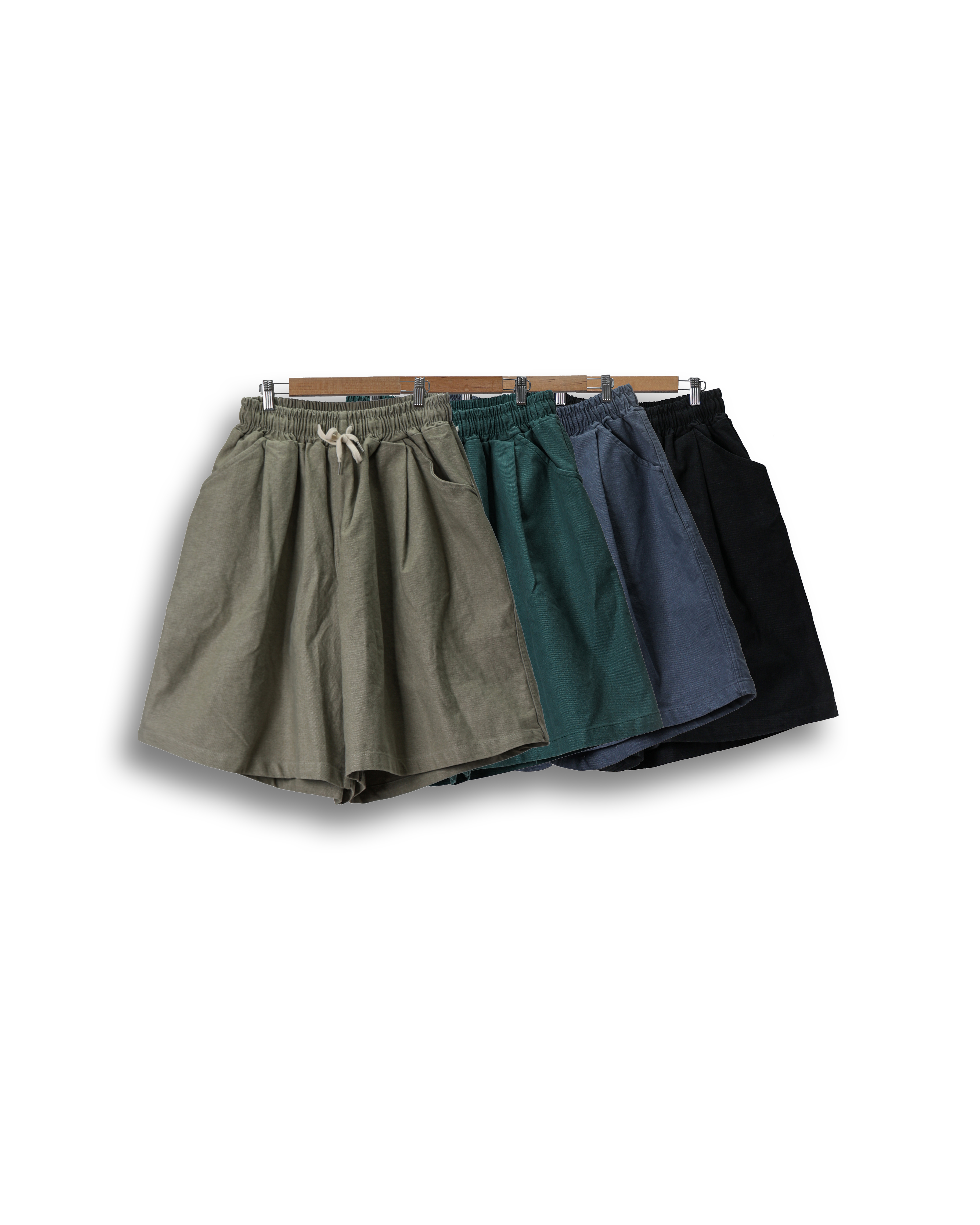 PERCNT Seven Wide Easy Half Pants (Black/Navy/Green/Beige)