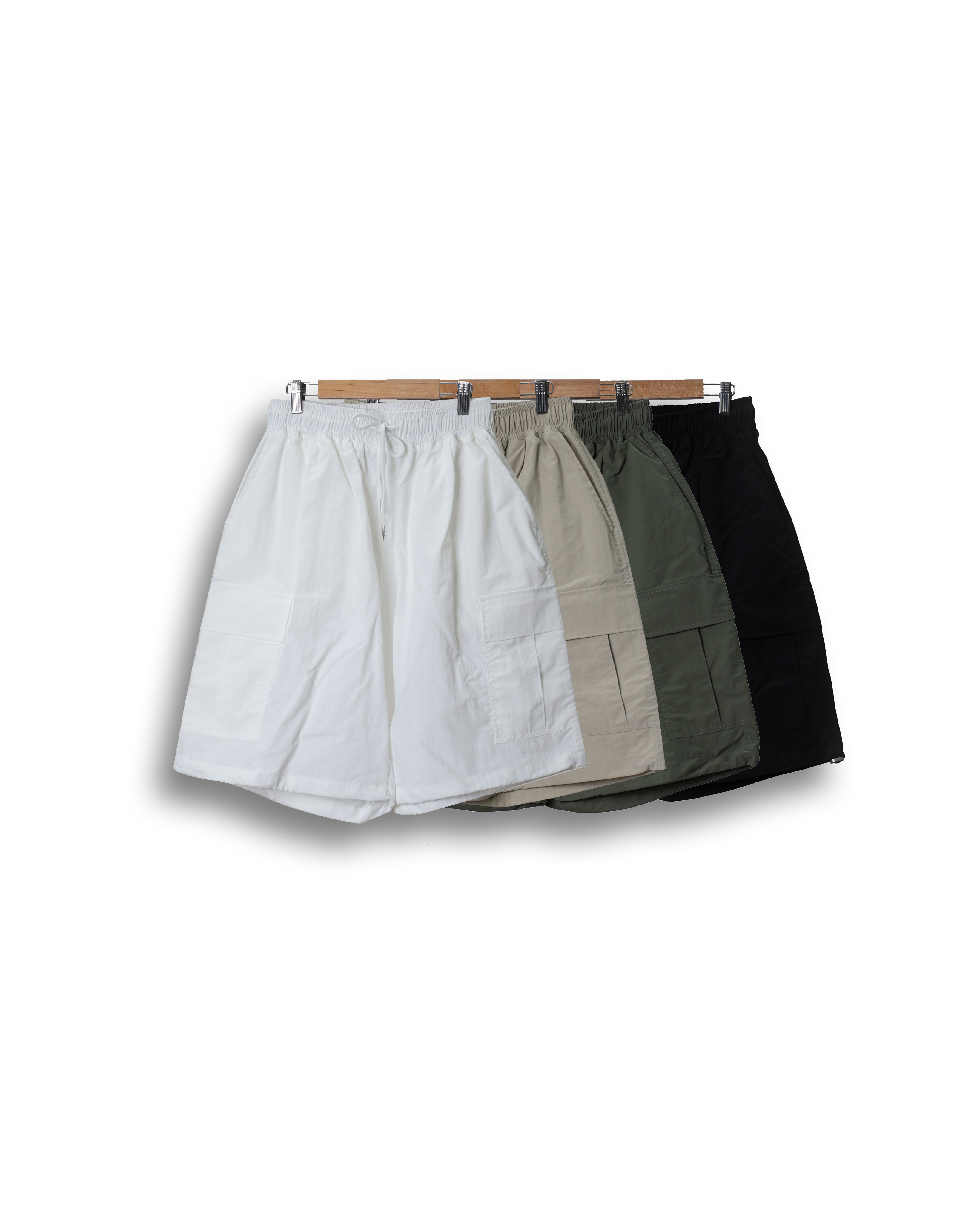 RARAM MUS Cargo Bermuda Pants (Black/Khaki/Beige/Ivory)