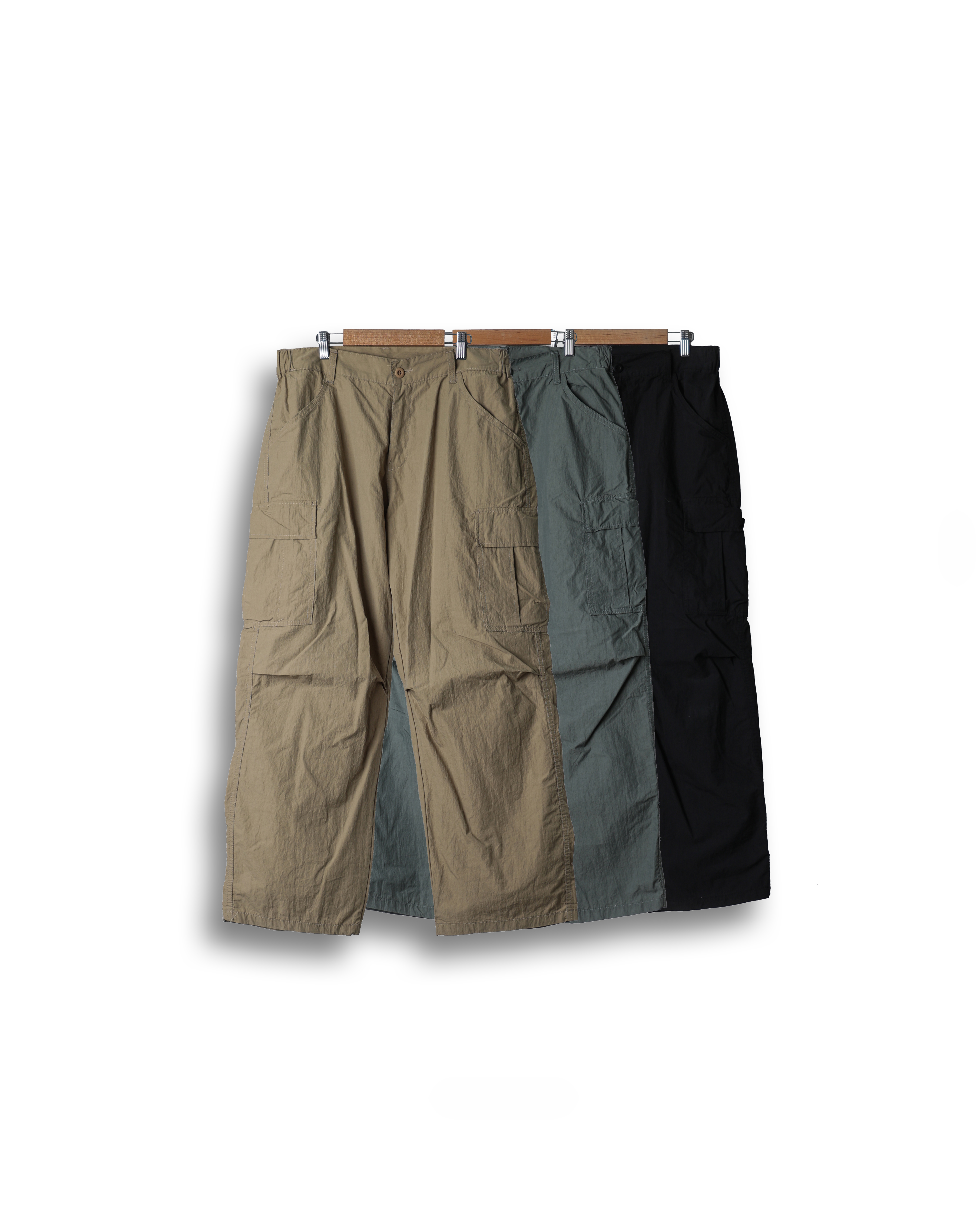 GAUGE Washa Cargo Mil Pants (Black/Olive/Beige)