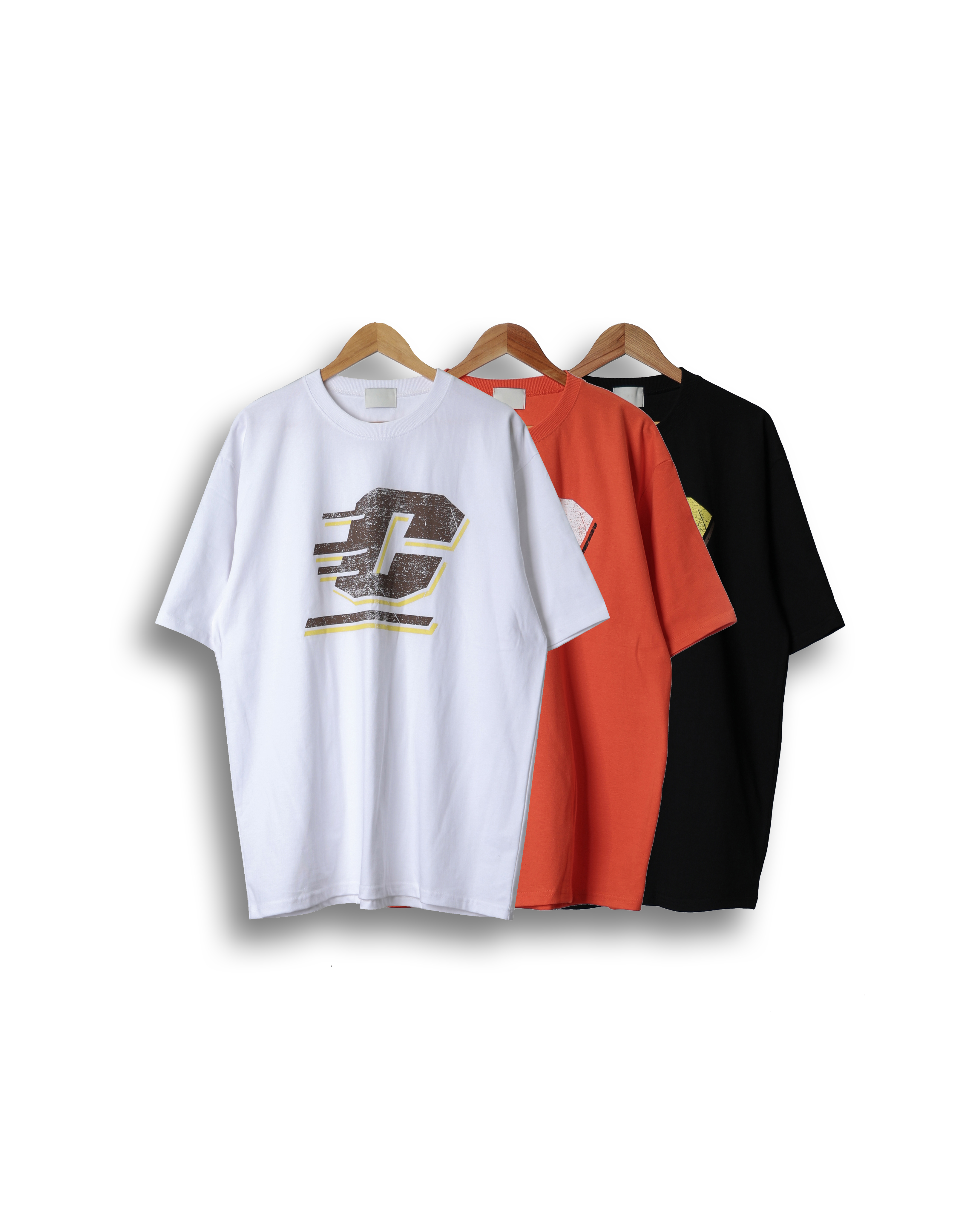 MAC Crack C Logo Over T shirts (Black/Orange/White)