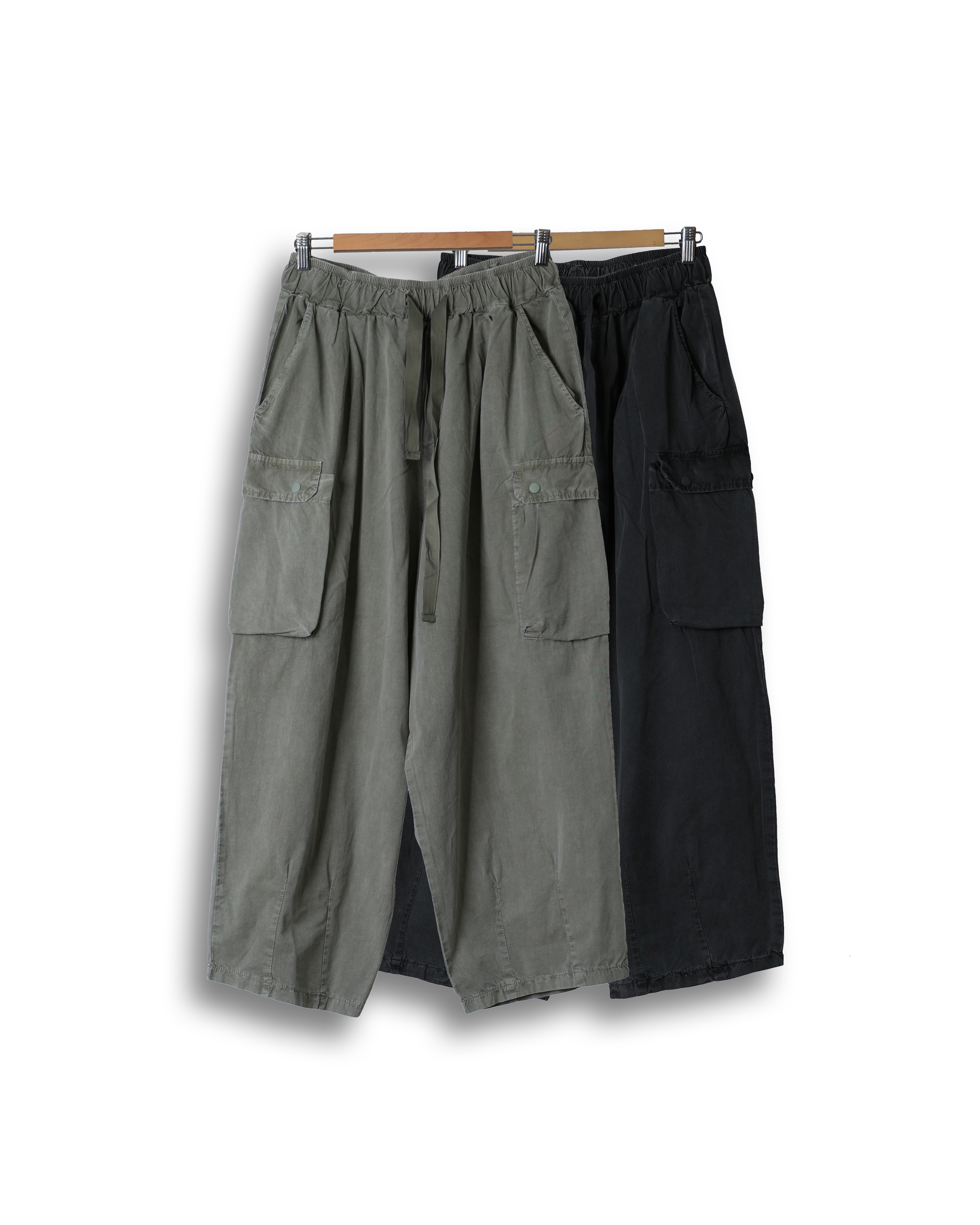 RPEN 525-6 Vintage Cargo Balloon Pants (Charcoal/Olive)