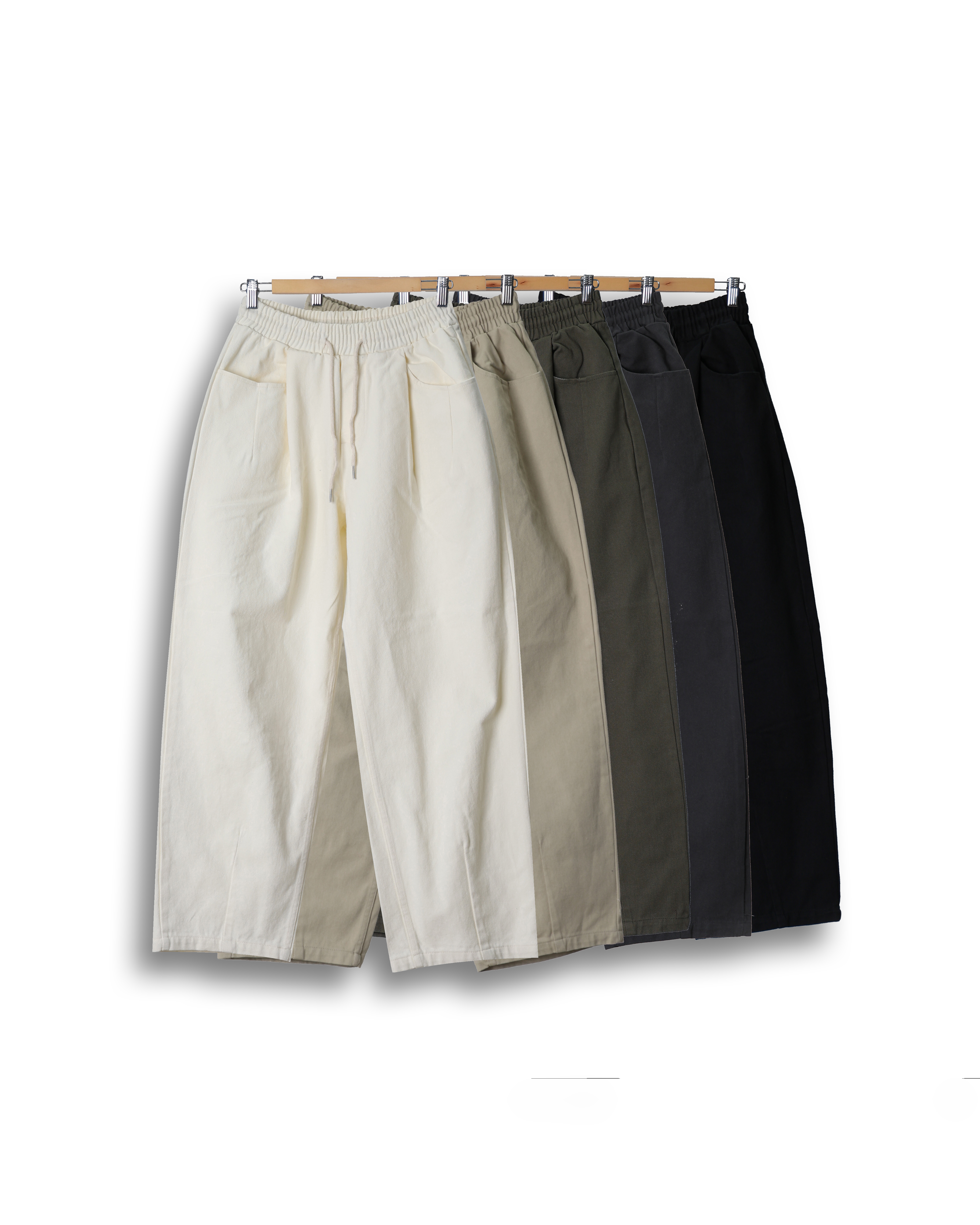 RAM RAND Dart Wide Chino Pants (Black/Charcoal/Olive/Beige/Ivory)