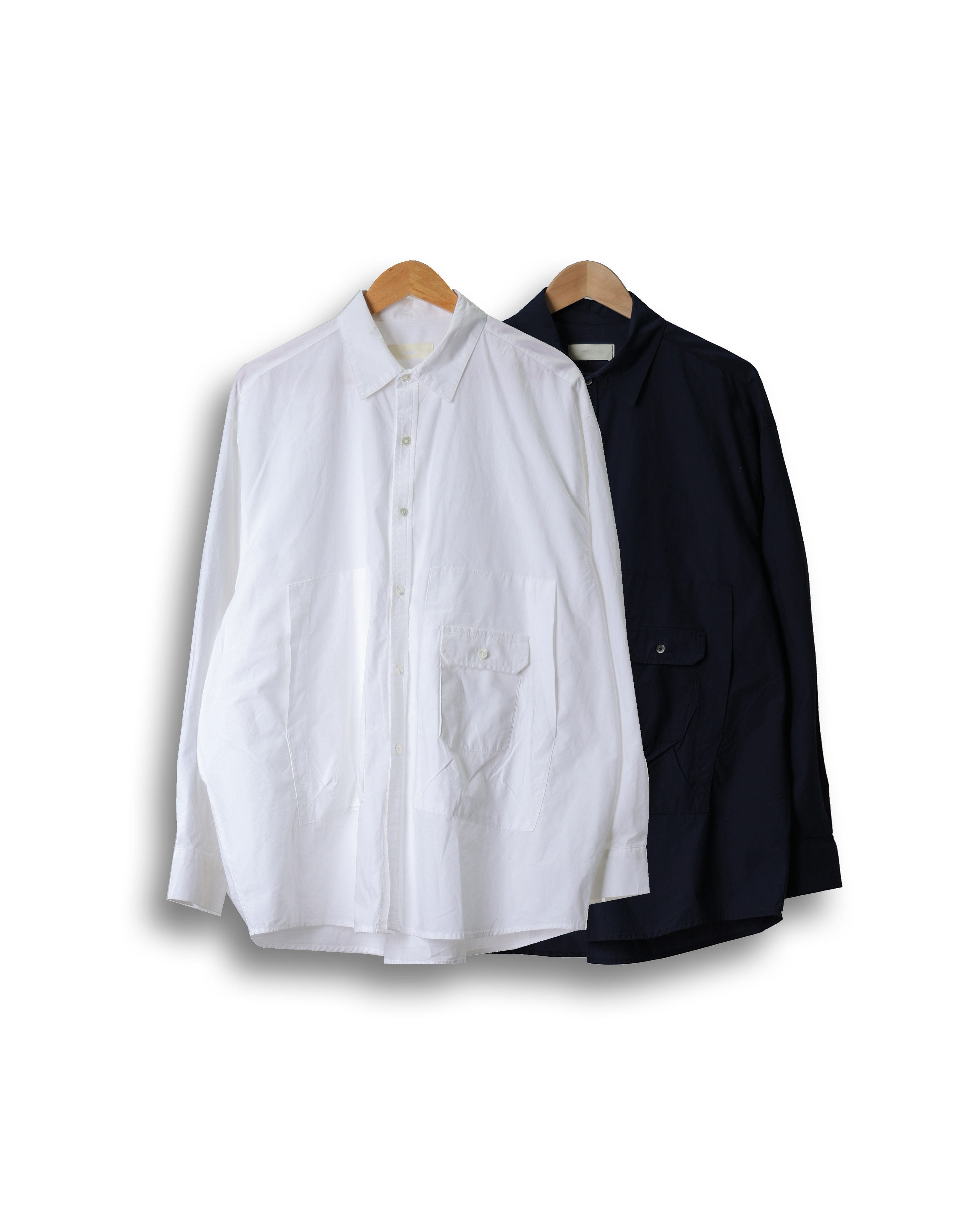 LIBERT Vita Pocket Daily Shirts (Navy/White)