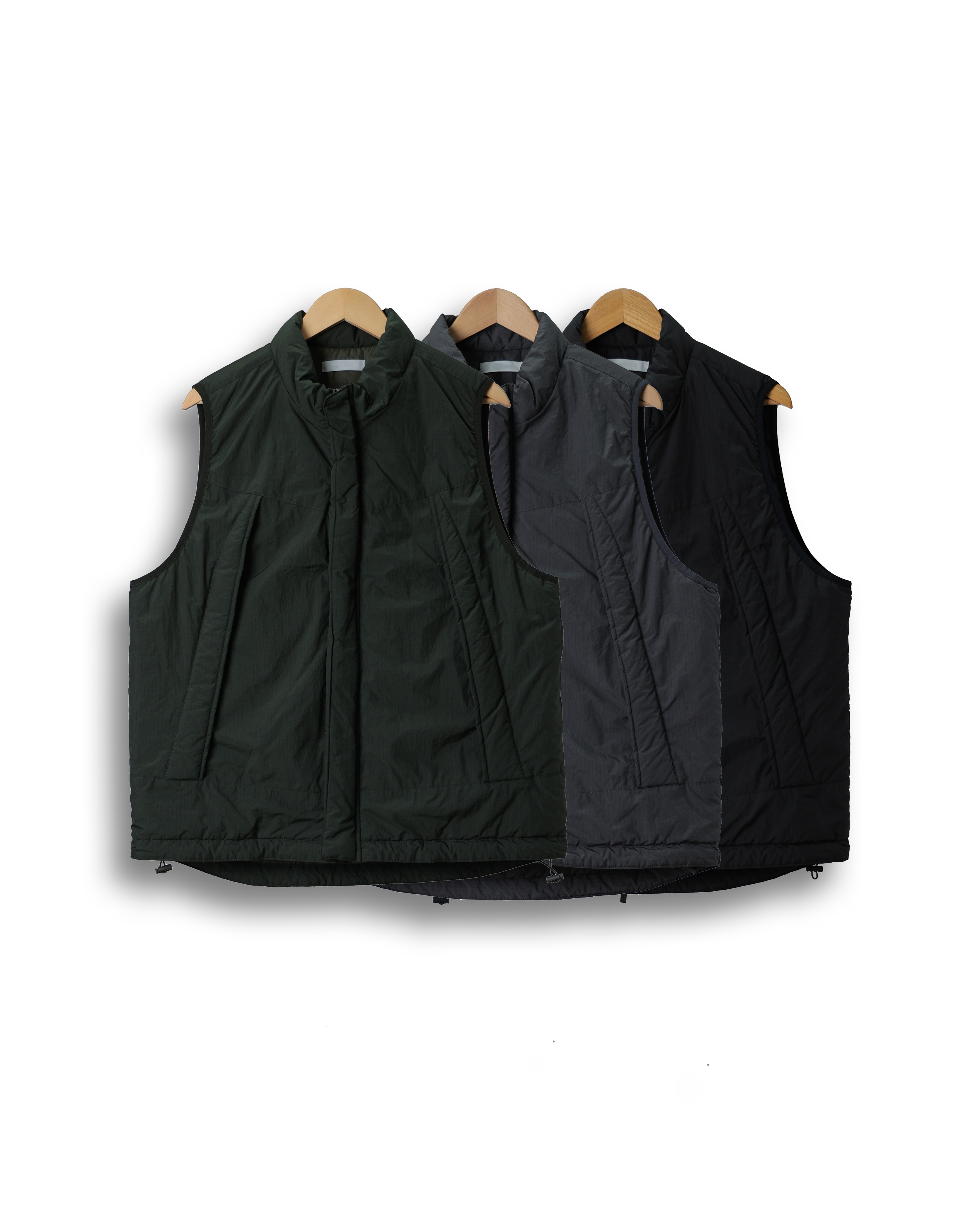 PECTOR Mil Pocket Cold Padded Vest (Black/Charcoal/Olive)