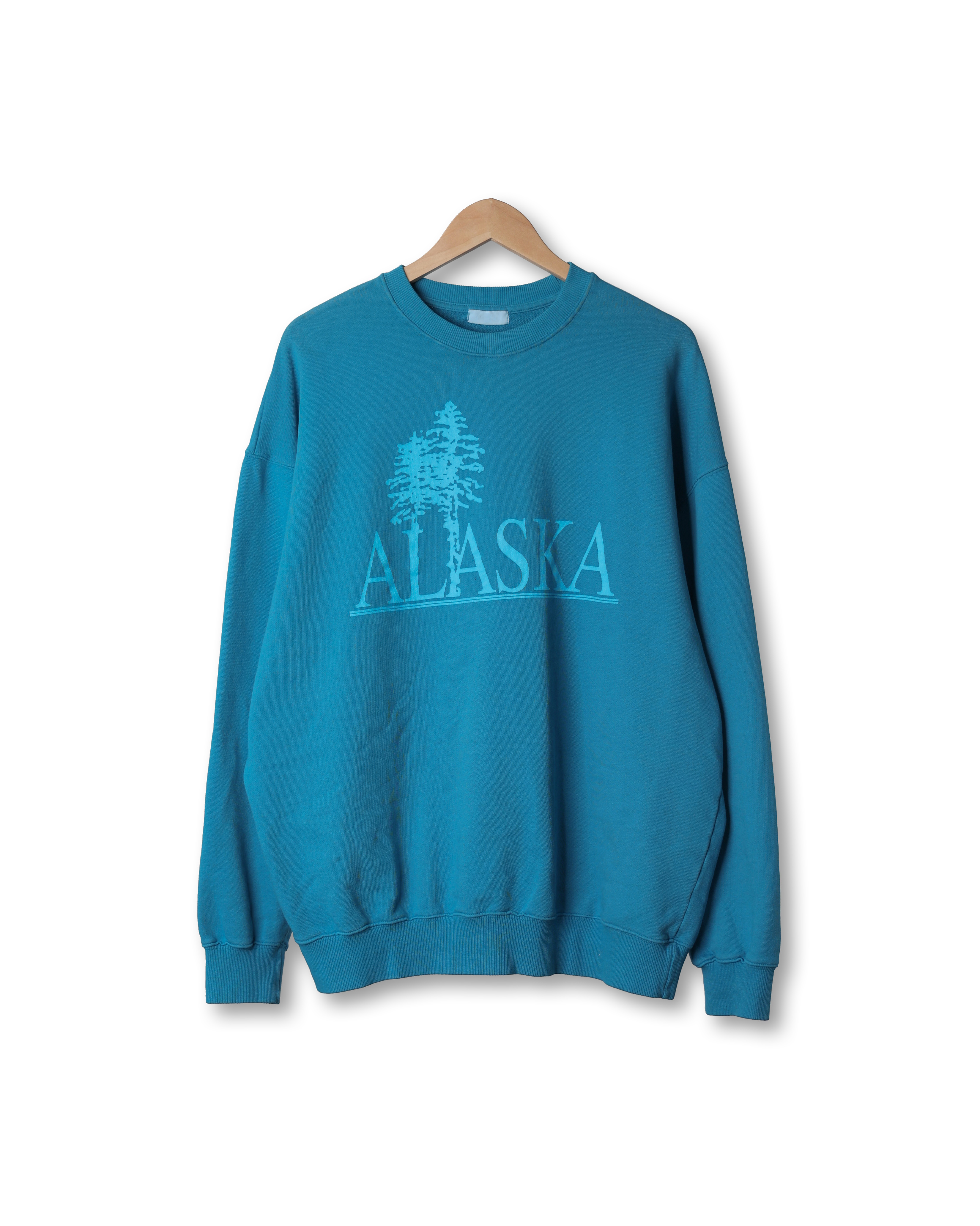 HAML ALASKA Forest Over Sweat Shirts (Sky Blue)