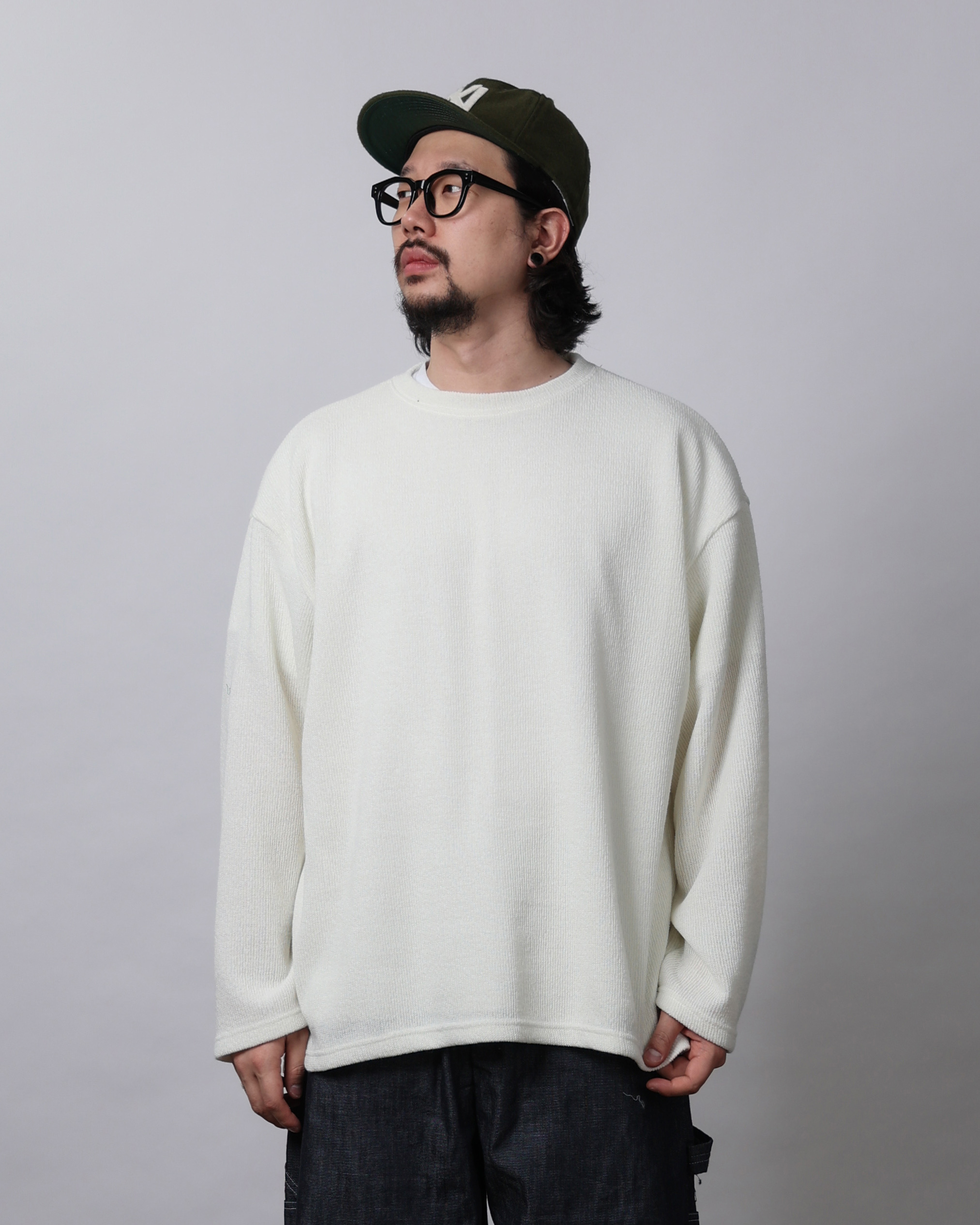 CONS Daily Easy SOOM Knit Long Sleeve (Black/Olive/Gray/Beige/Ivory)