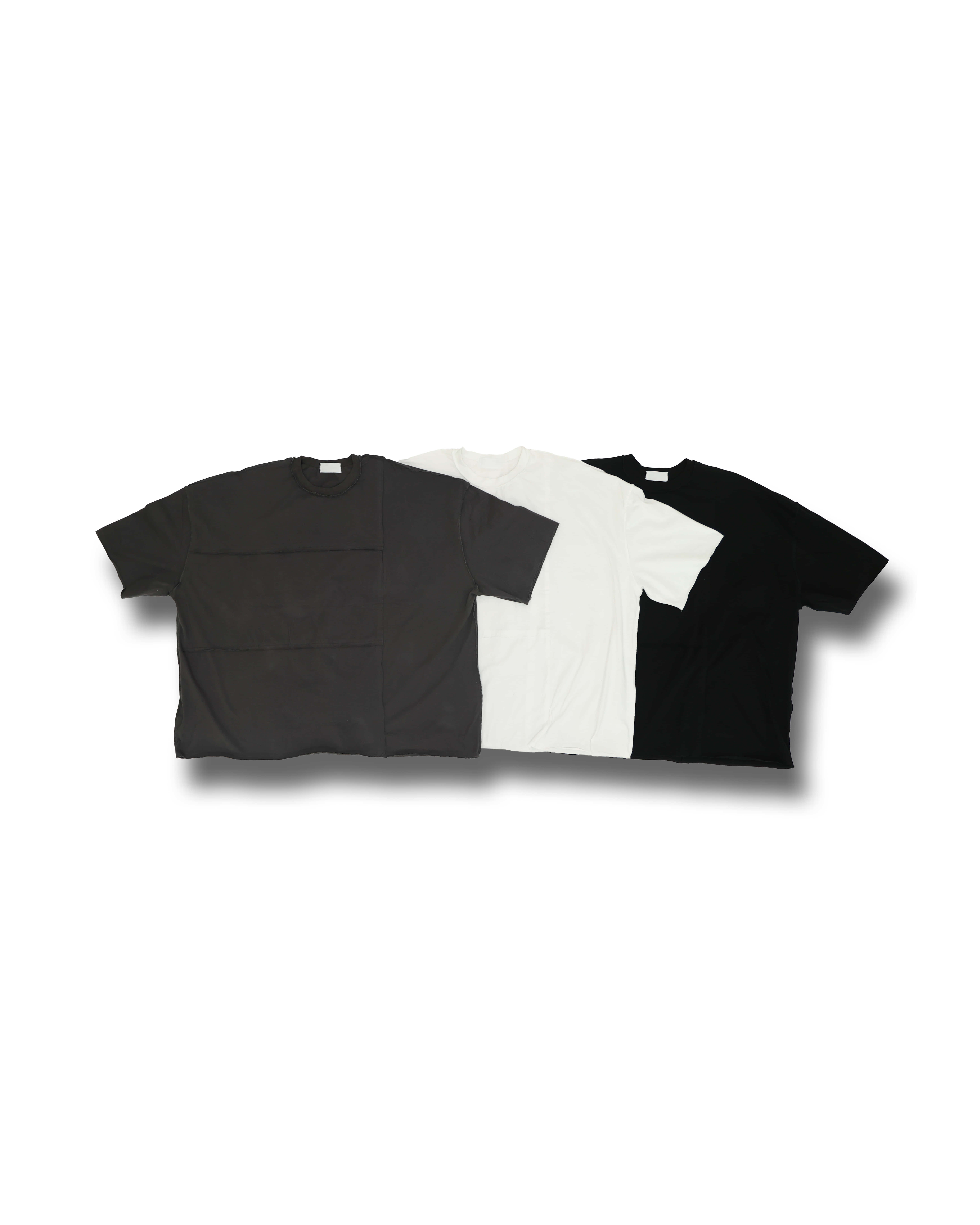 Horizon Parted Over T-Shirts (Black/Charcoal/White)