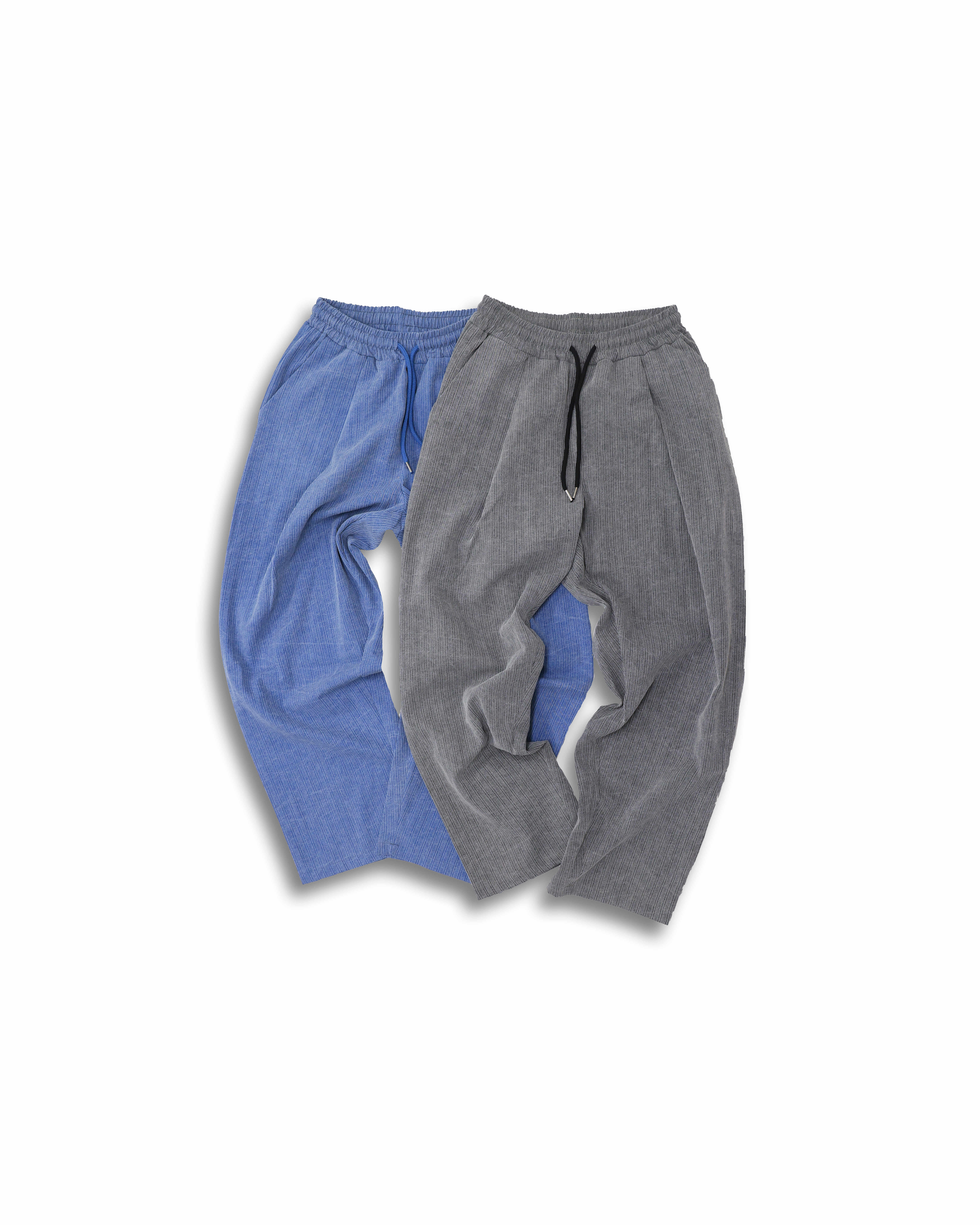 Easy Over Denim Slop Pants (Charcoal/Blue)