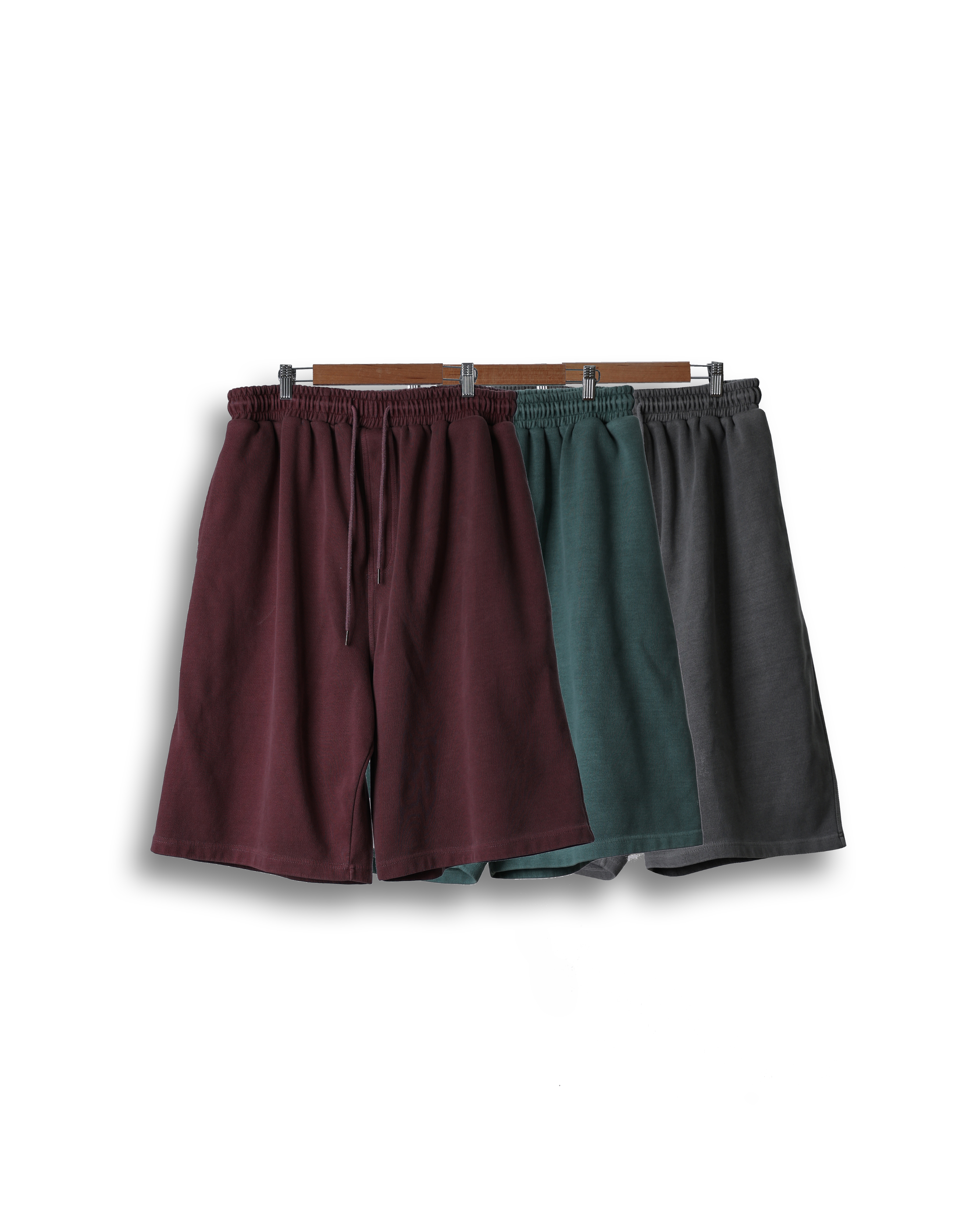 CONS Pigment Bermuda Sweat Pants (Charcoal Gray/Green/Wine)
