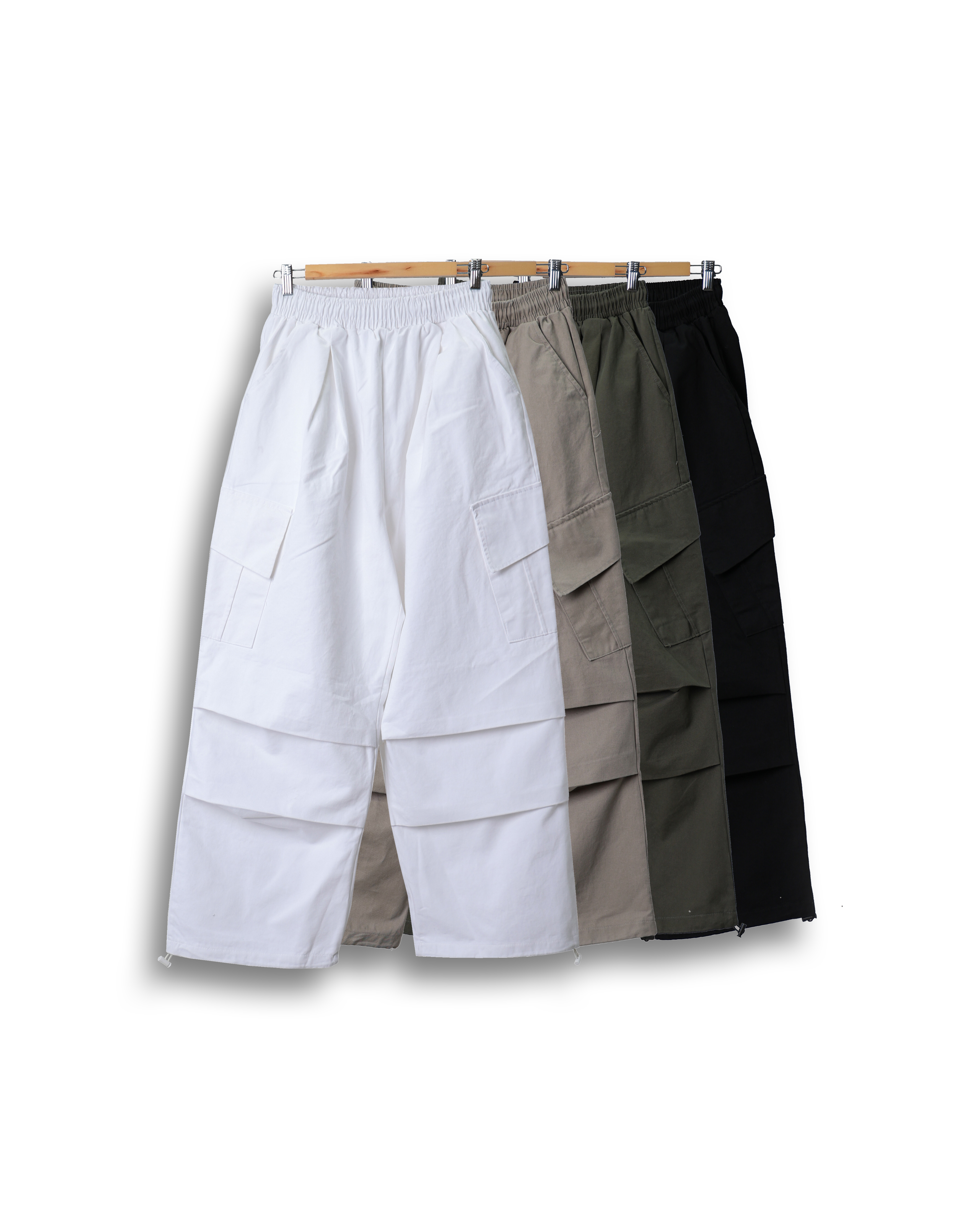LUS Multi Pocket Snow Mil Cargo Pants (Black/Olive/Beige/Ivory)
