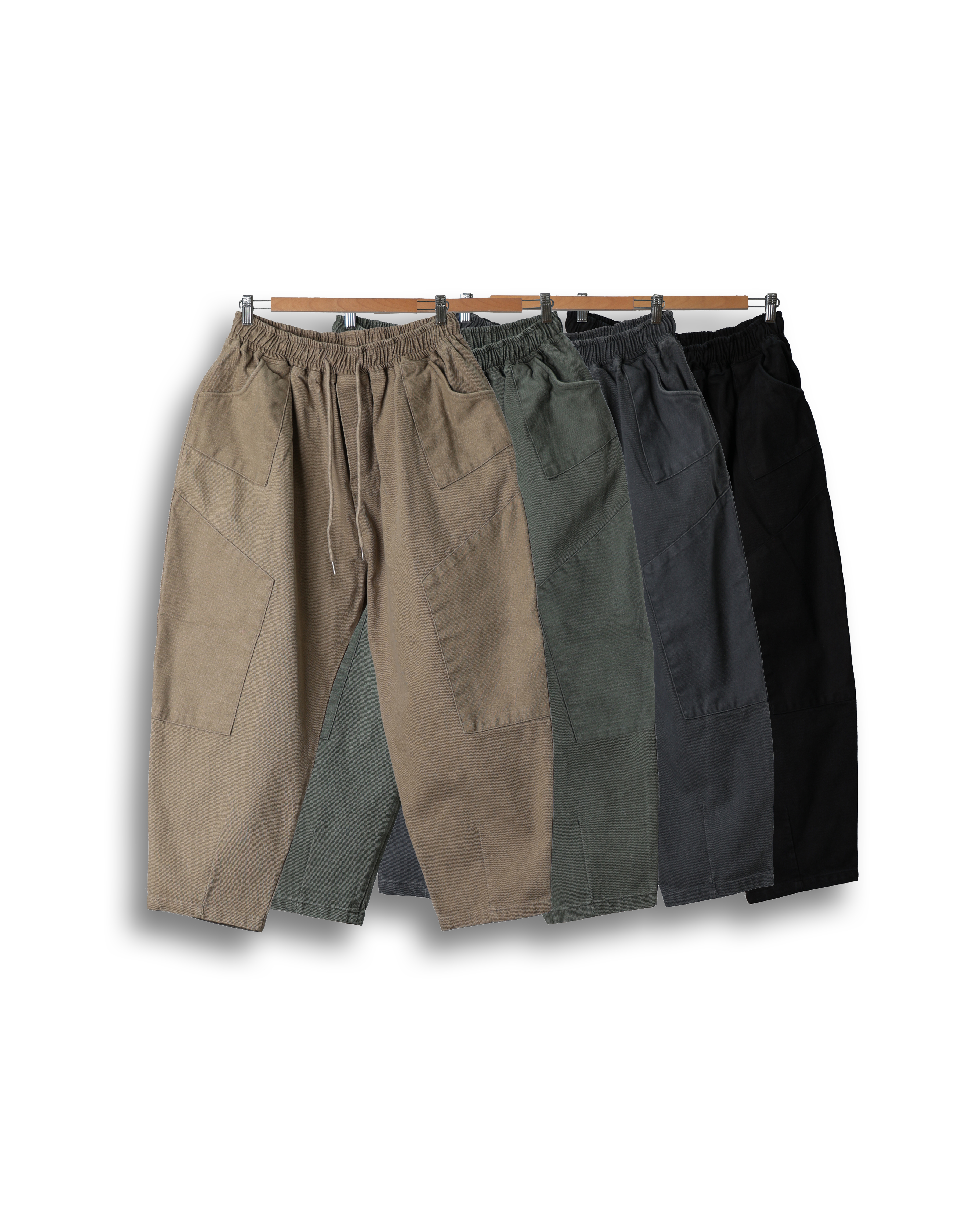 RAM ECHO Knee Double Patched Bulky Pants (Black/Charcoal/Olive/Beige)