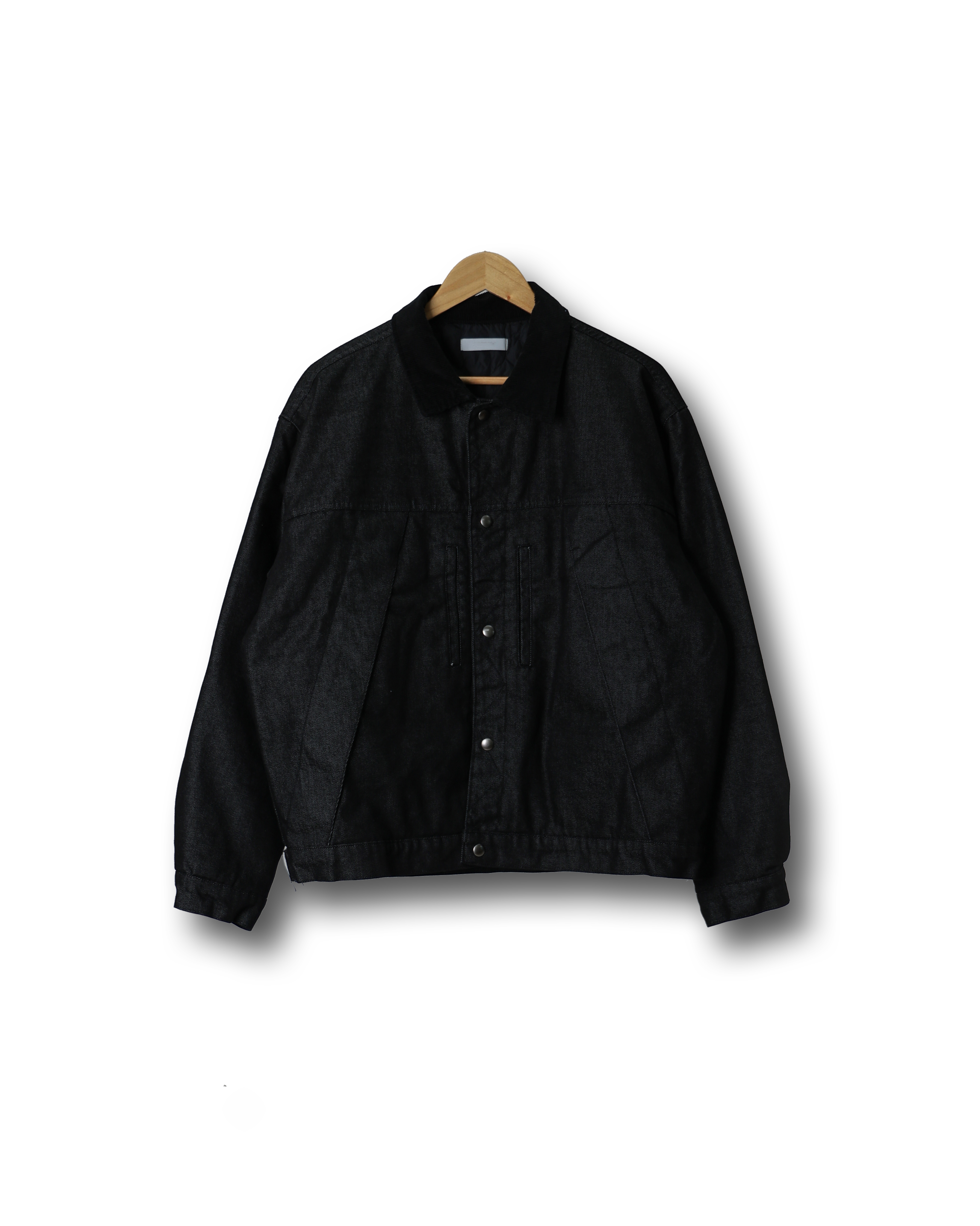 PECTOR Work Quilted Trucker jacket (Black Denim)