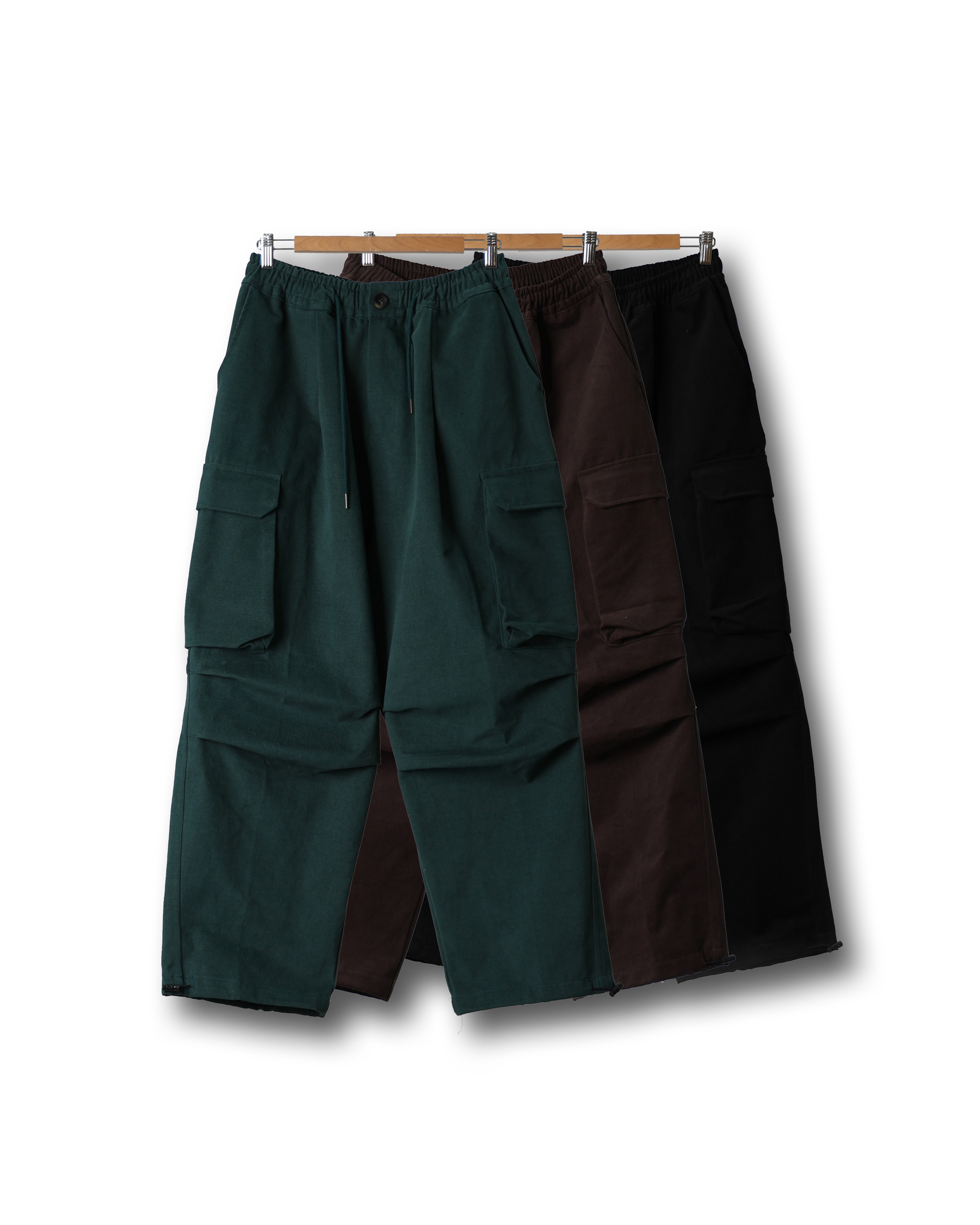 CONS Peach Cargo Maxi Balloon Pants (Black/Brown/Green)