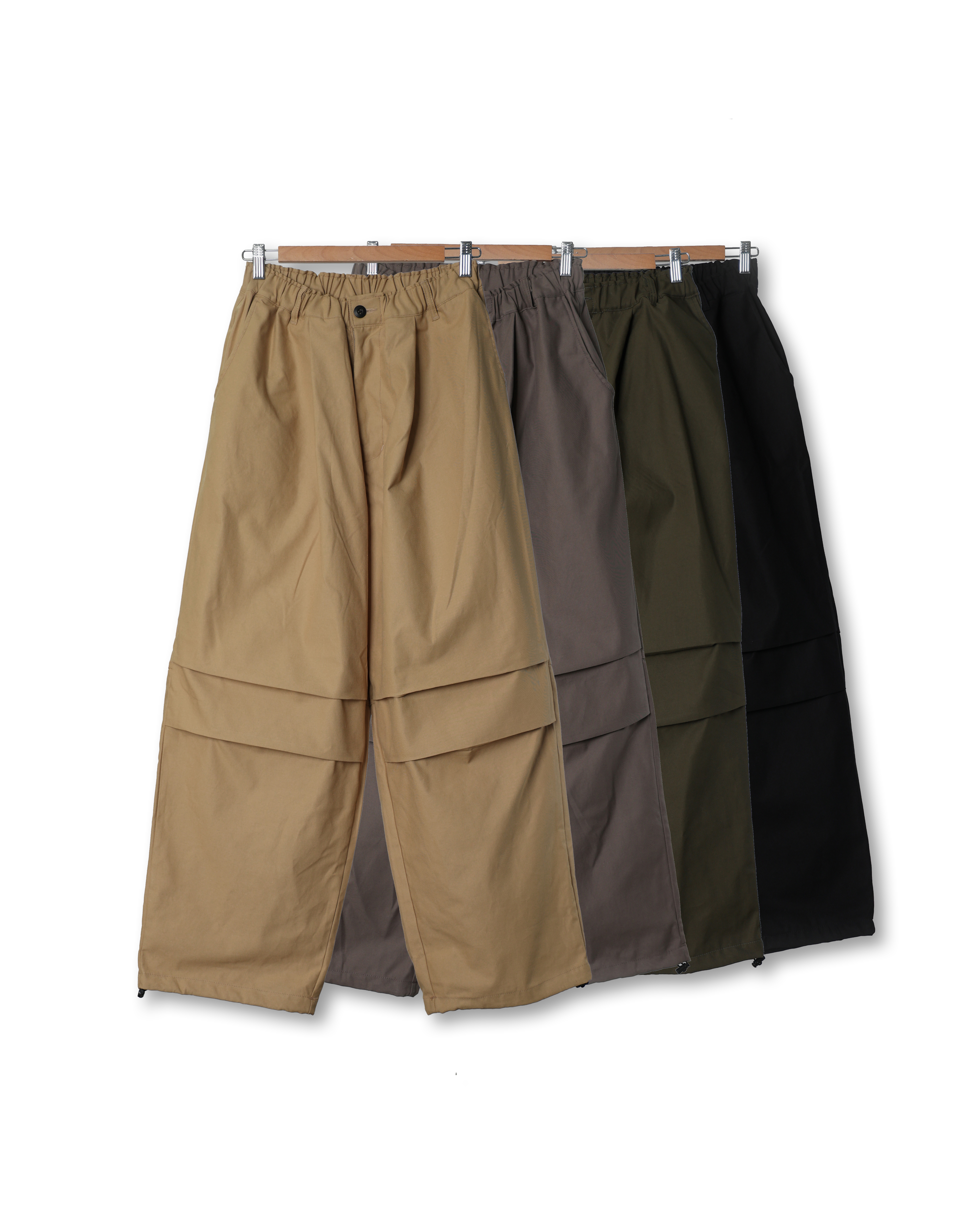 WAOT Bulky Cotton Parachute Pants (Black/Olive/Gray/Beige)