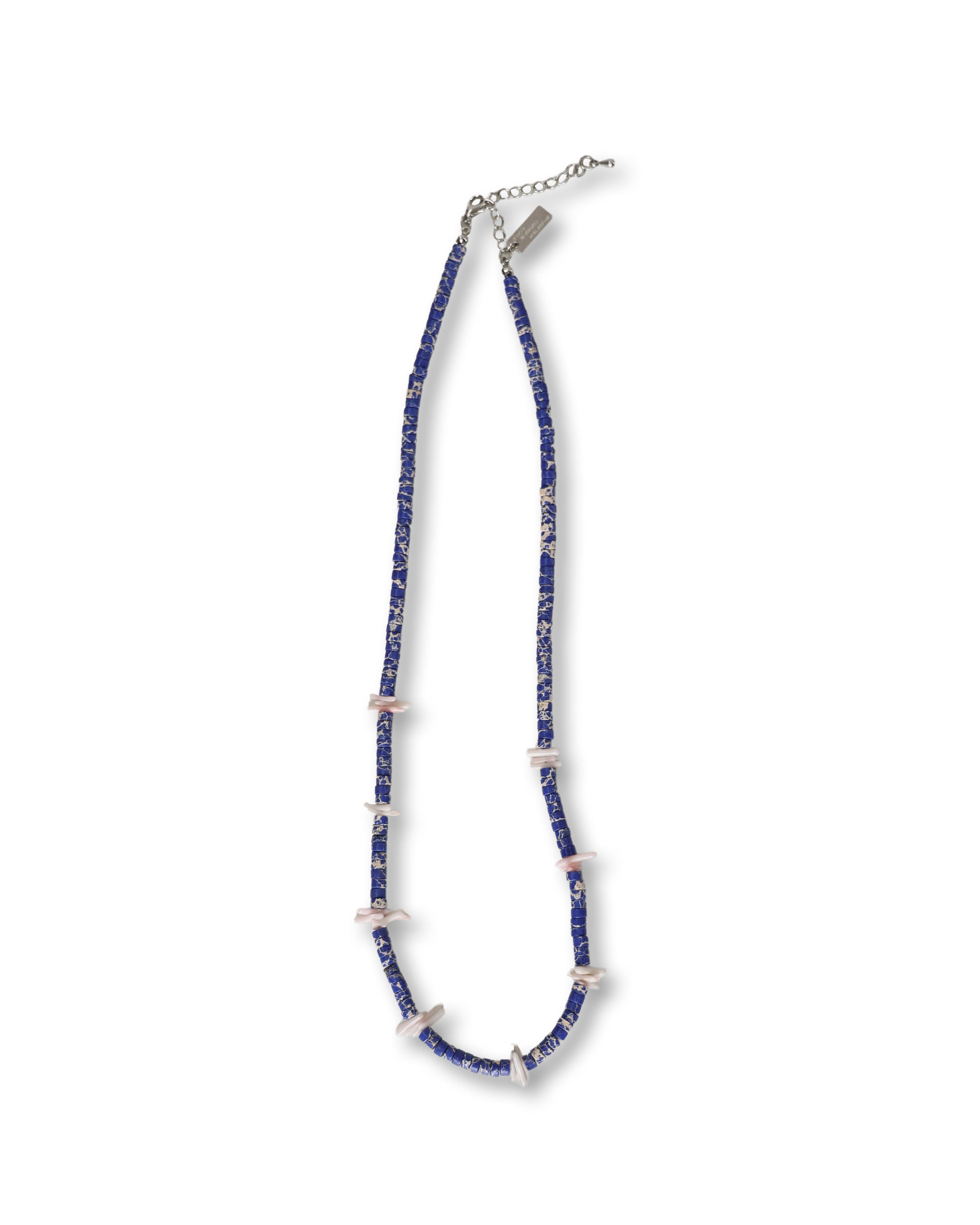 B.ATTN Pure Coral Ethnic Necklace (Blue)