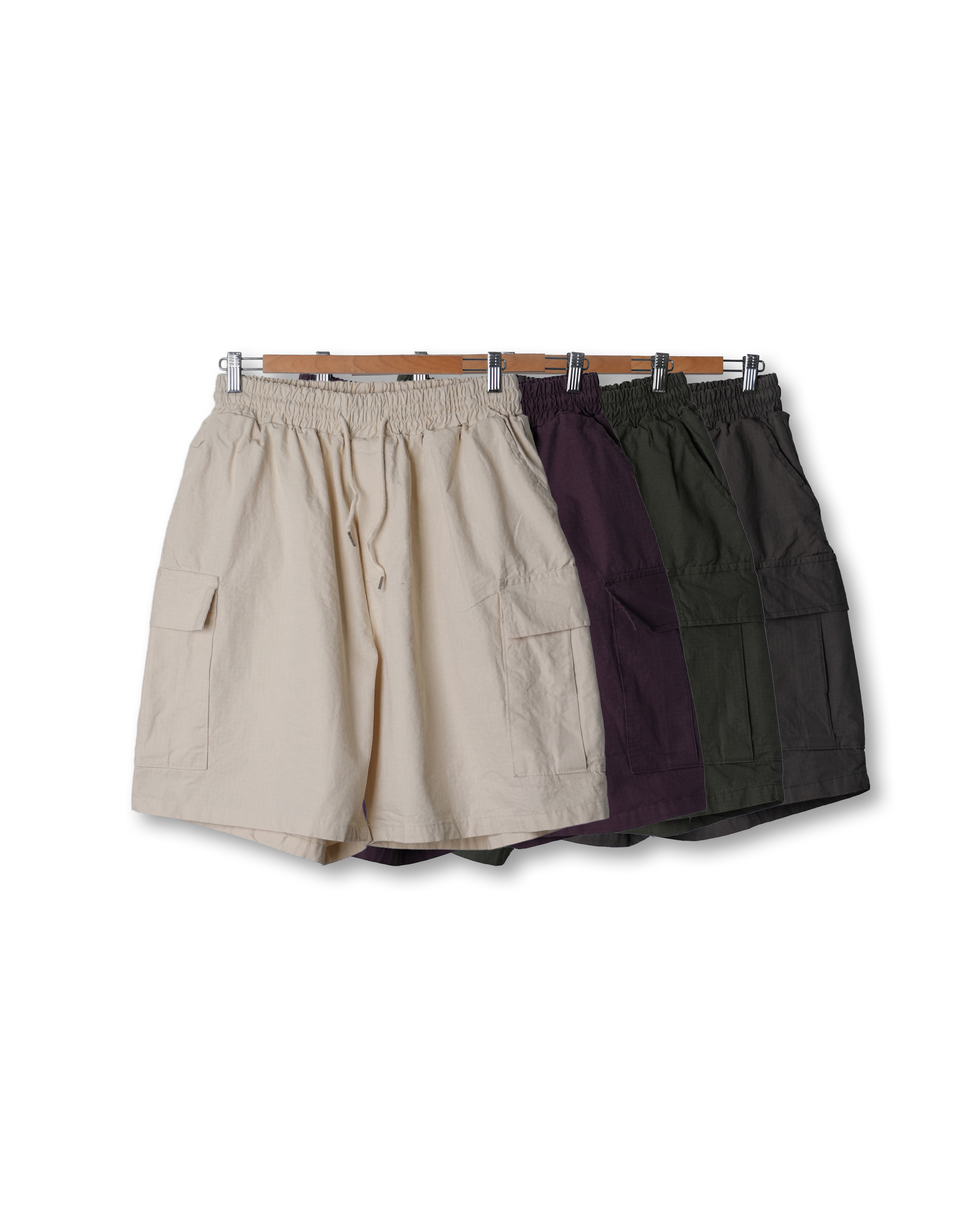 RAM KONA Ripstop Cargo Bermuda Pants (Charcoal/Olive/Purple/Beige)